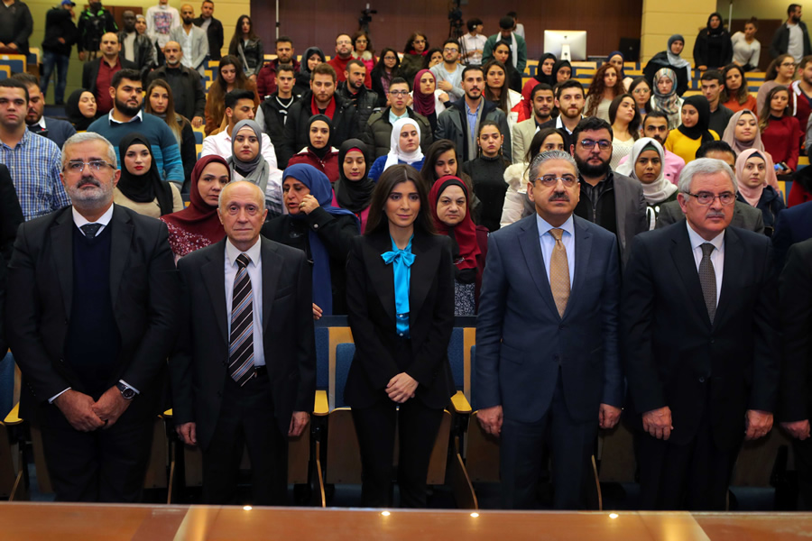 among the people attending: the minister jean oghasapian, professor fouad ayoub and dr. marwan karkabi as well as the founder and president of the iaaf mrs. inas al jarmakani.
